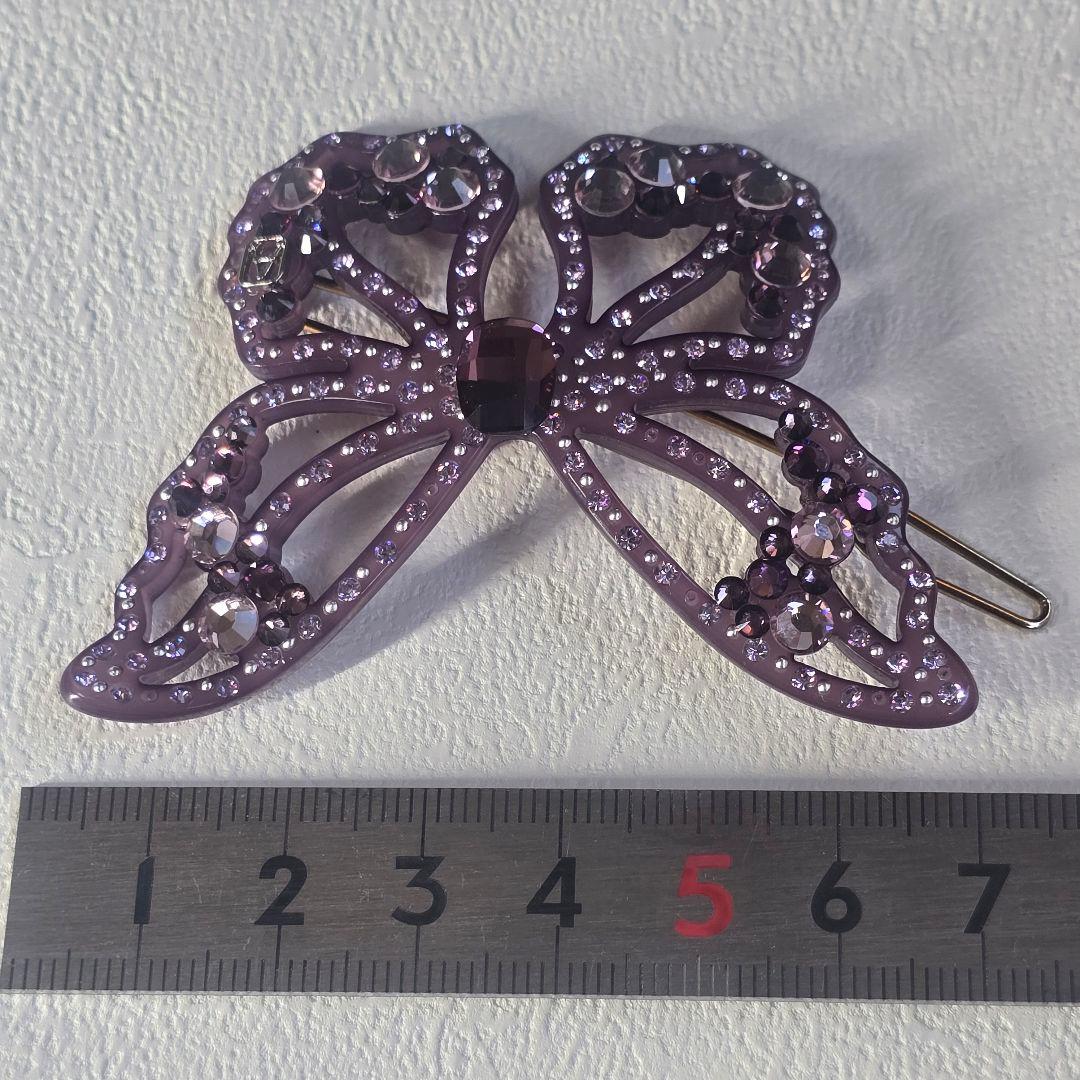 ALEXANDRE DE PARIS　豪華キラキラ蝶々　ピン