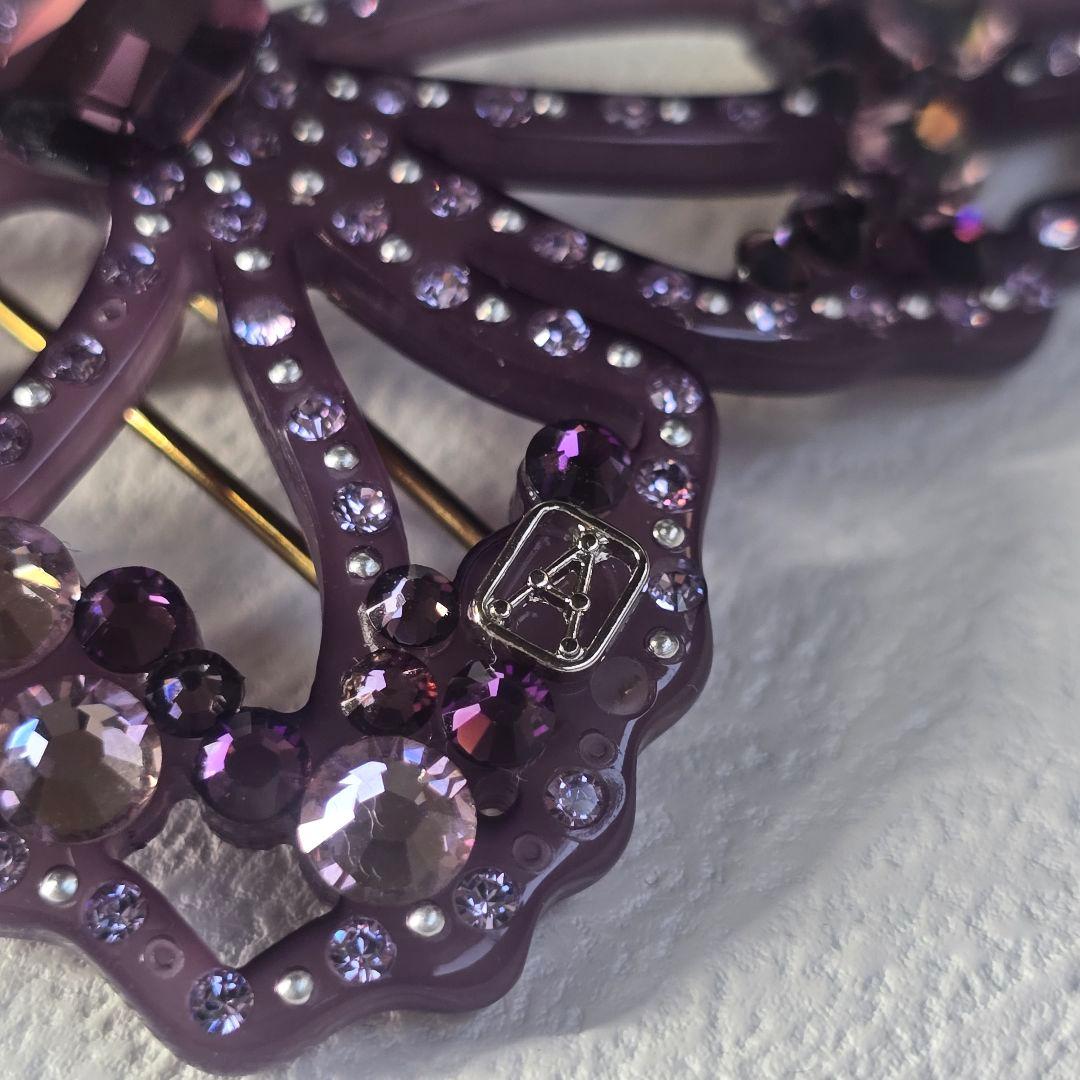 ALEXANDRE DE PARIS　豪華キラキラ蝶々　ピン