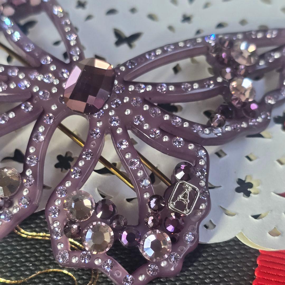 ALEXANDRE DE PARIS　豪華キラキラ蝶々　ピン
