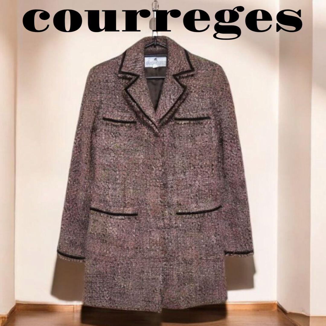 courreges クレージュ ジャケット ツイード