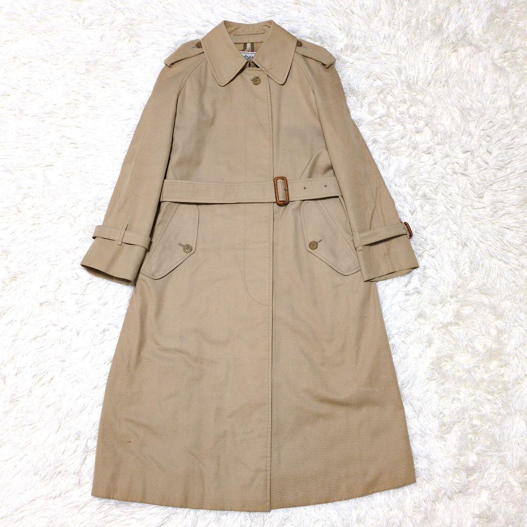 Burberry　ステンカラーコート ノバチェック　ベージュ
