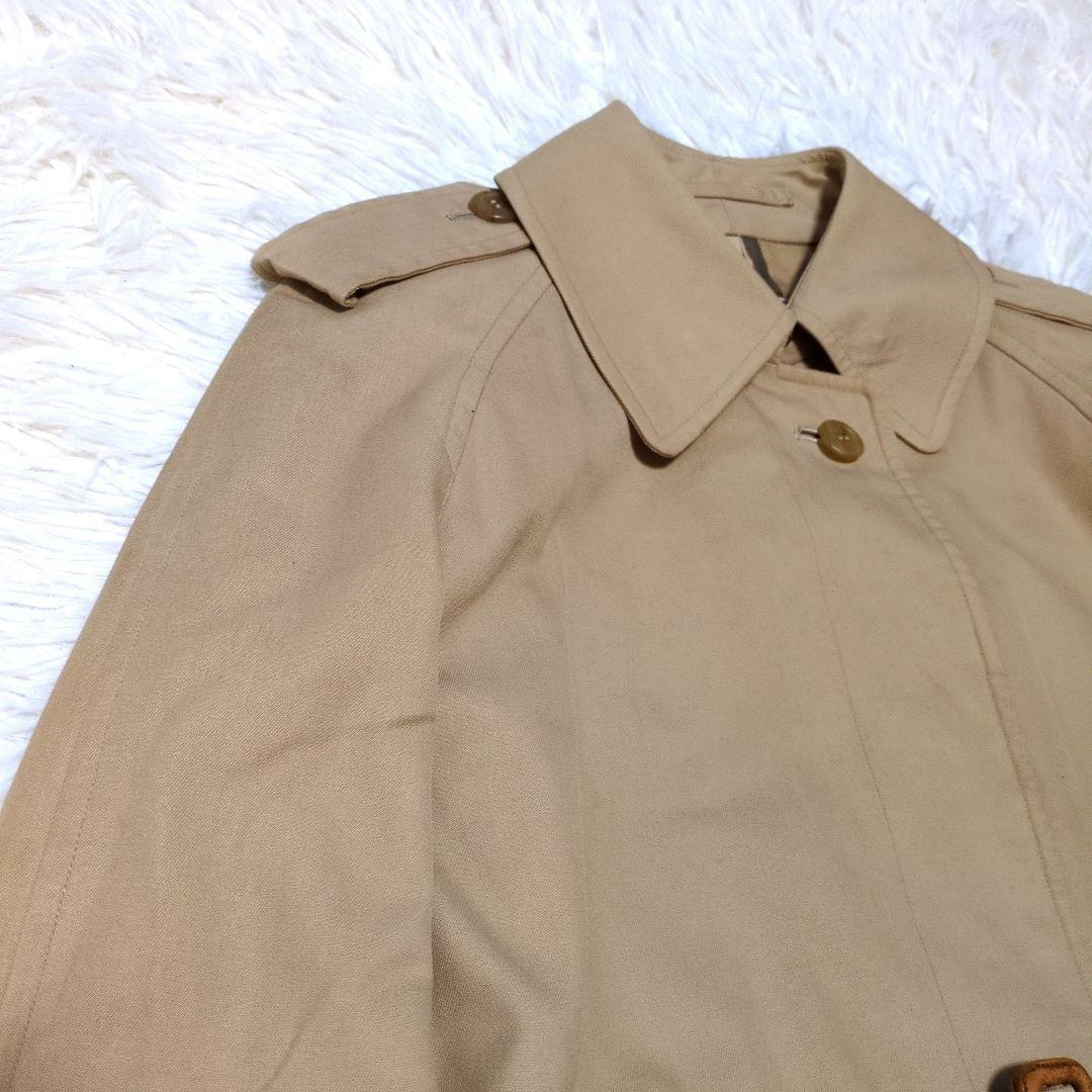 Burberry　ステンカラーコート ノバチェック　ベージュ