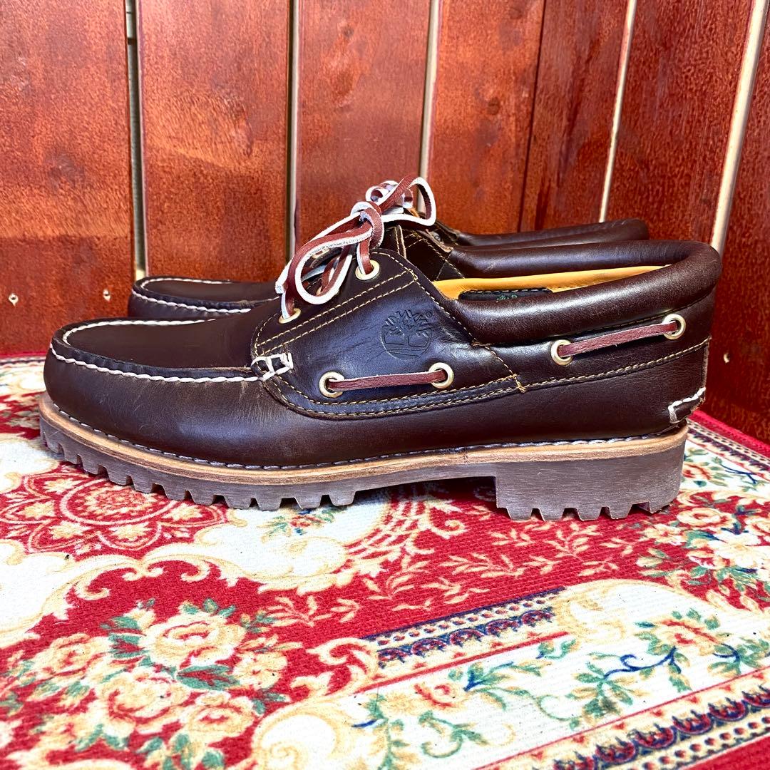 [美品]Timberland 3Eye デッキシューズ 25.5cm