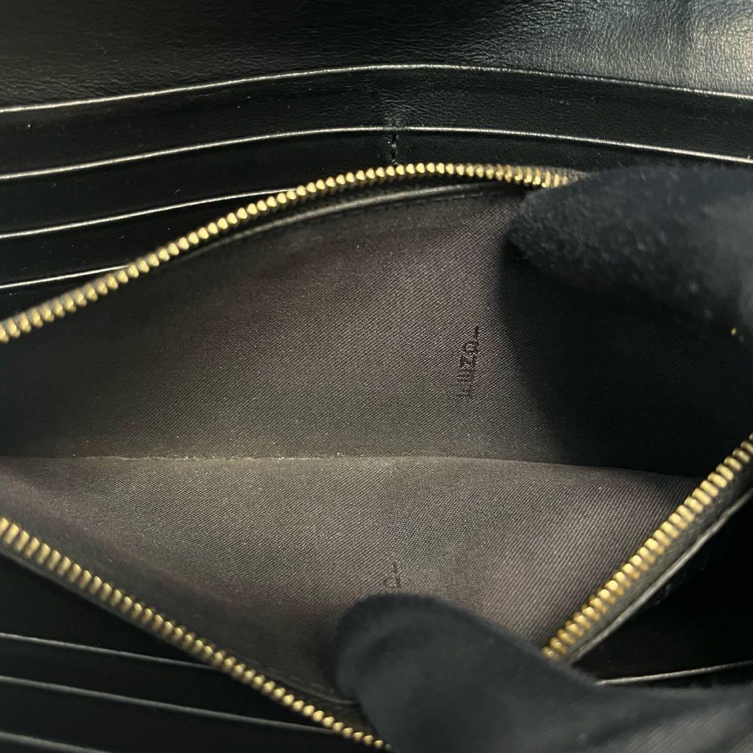 レア✨フェンディ 長財布 コンチネンタル ピーカブー ターンロック ブラック 黒