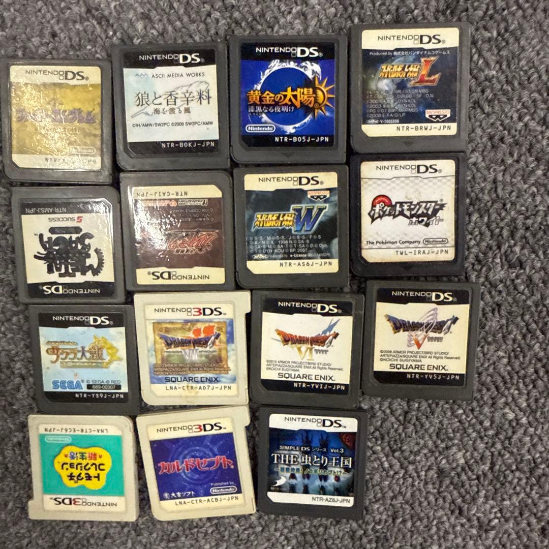 動作未確認人気ニンテンドーDSソフト15枚