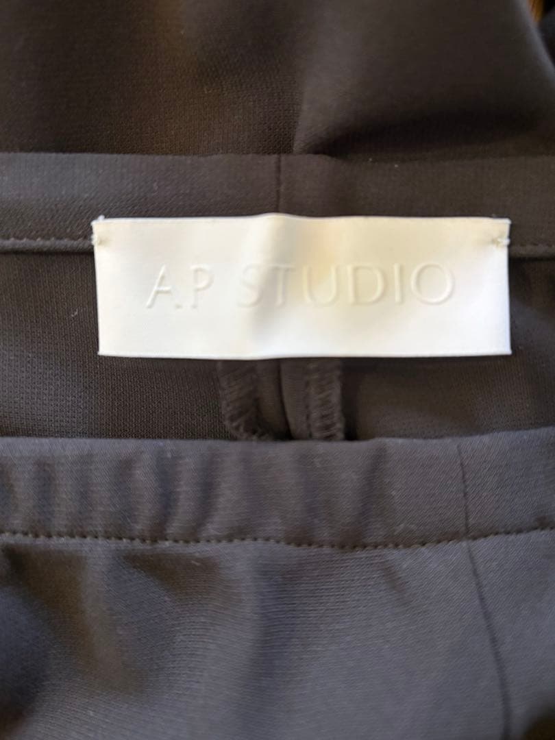AP STUDIO エラスティックパンツ　ブラウン　38