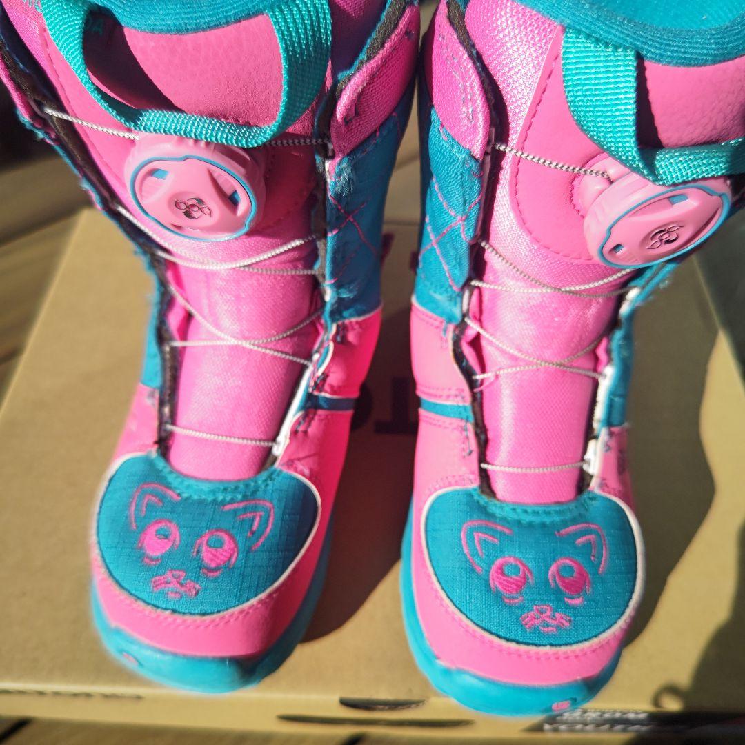 BURTON　スノーボードブーツ　20.5cm　GROM　BOA ボア　子供