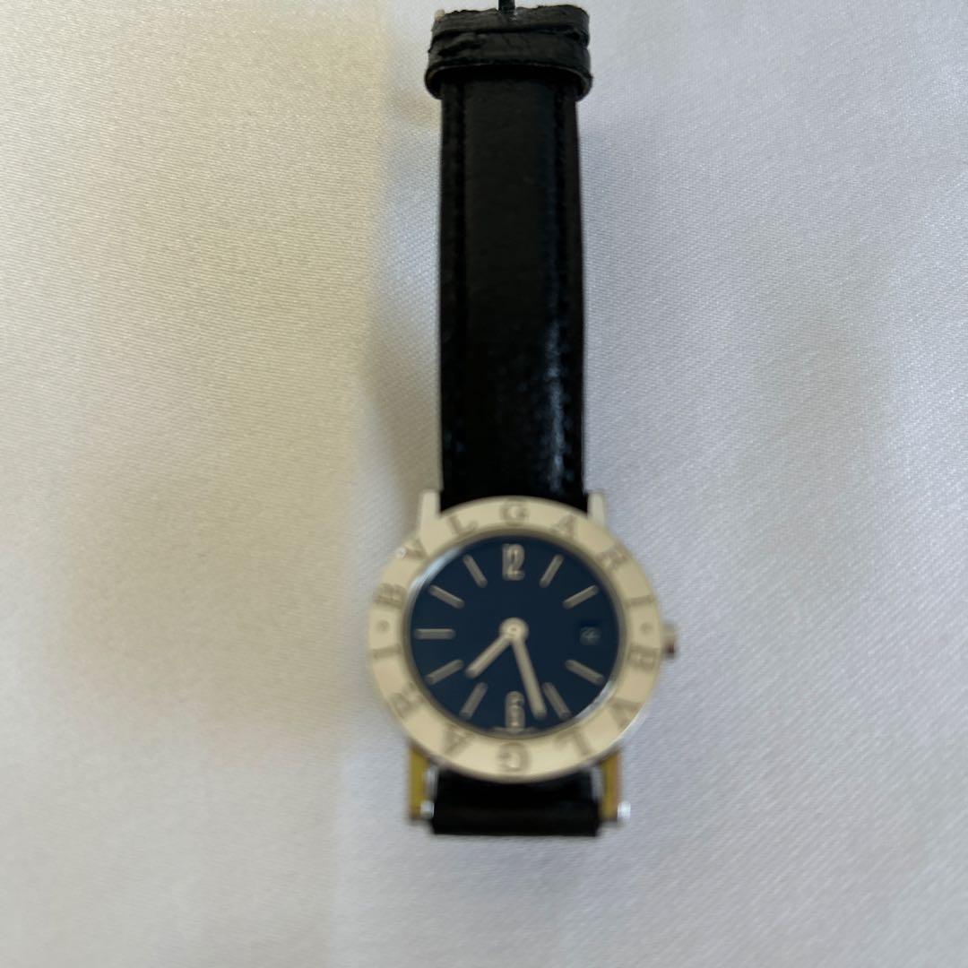 最終値下げ✨美品BVLGARI アナログ腕時計ネイビー