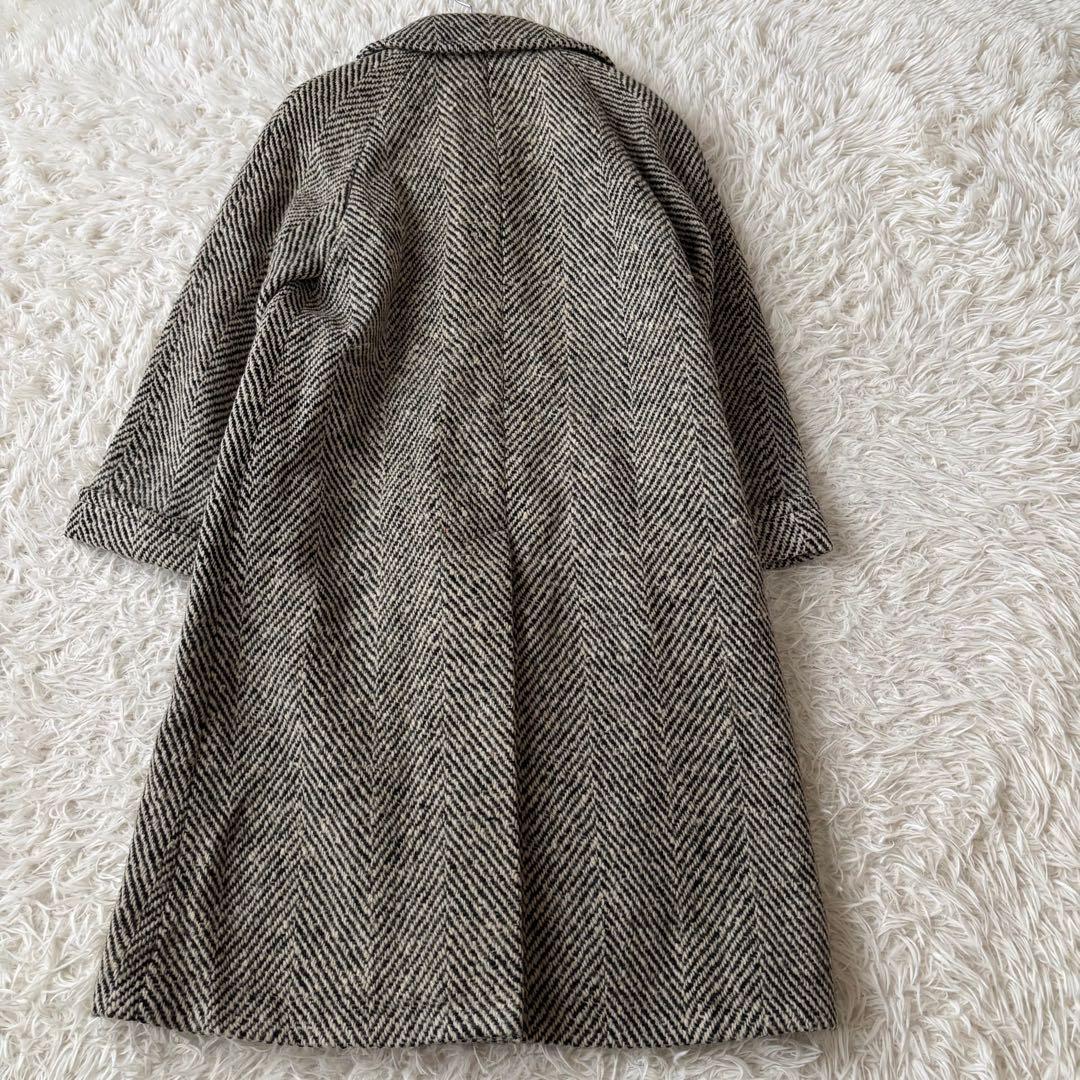 美品✨ アクアスキュータム ウールコート チェスターコート ヘリンボーン