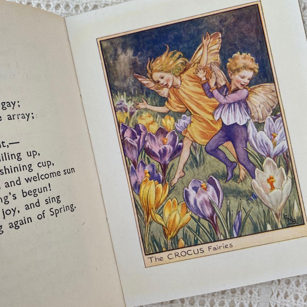 【希少】初版 美品Flower Fairies 庭の花の妖精 洋書 古書