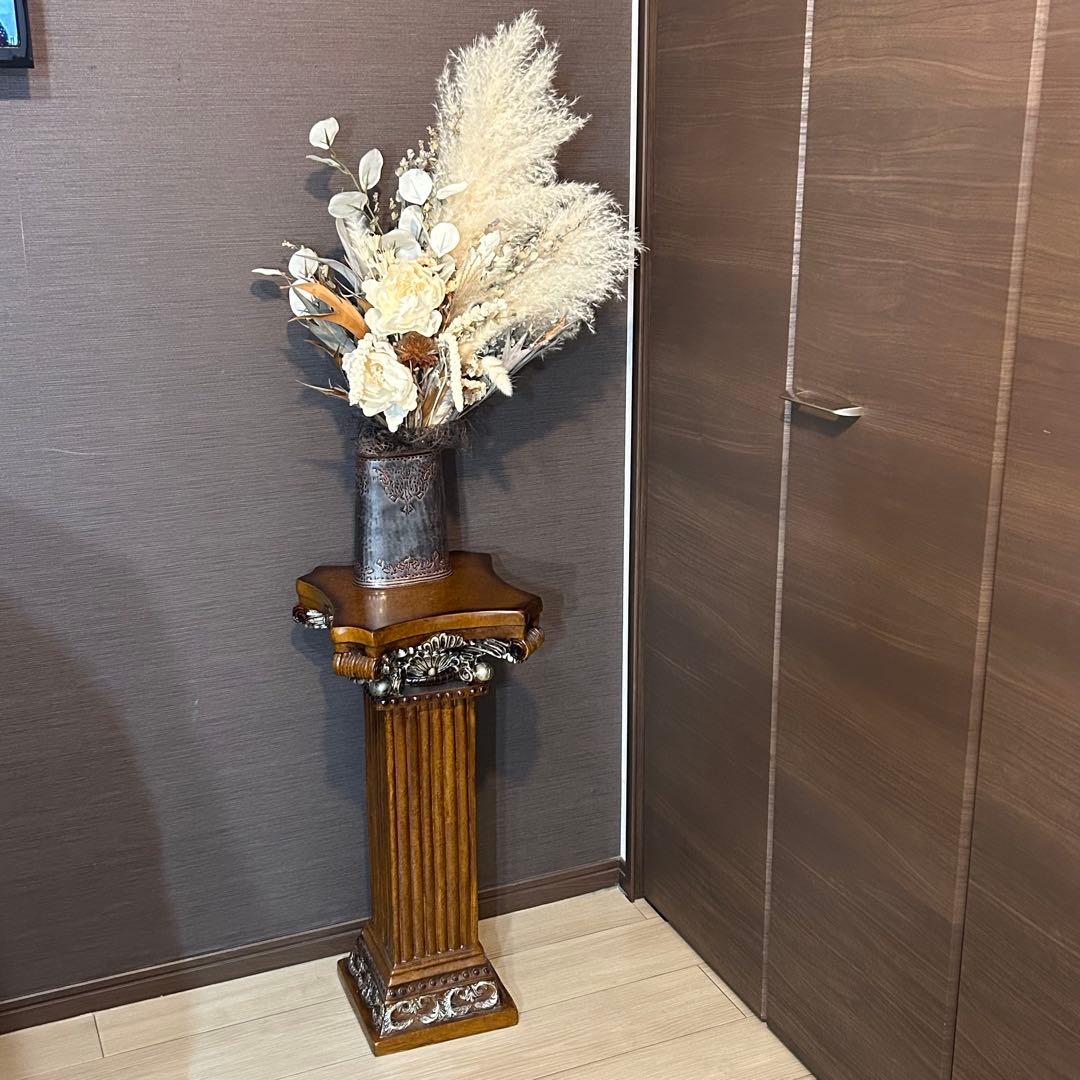 【美品】アンティーク　ロココ調　花台