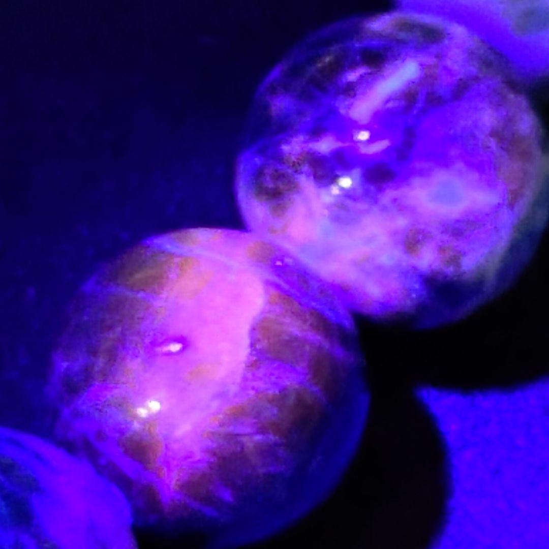 ★(黒狗皐羅！)リッチアフガナイト 7.5ミリ珠 ブレスレットA(SA)