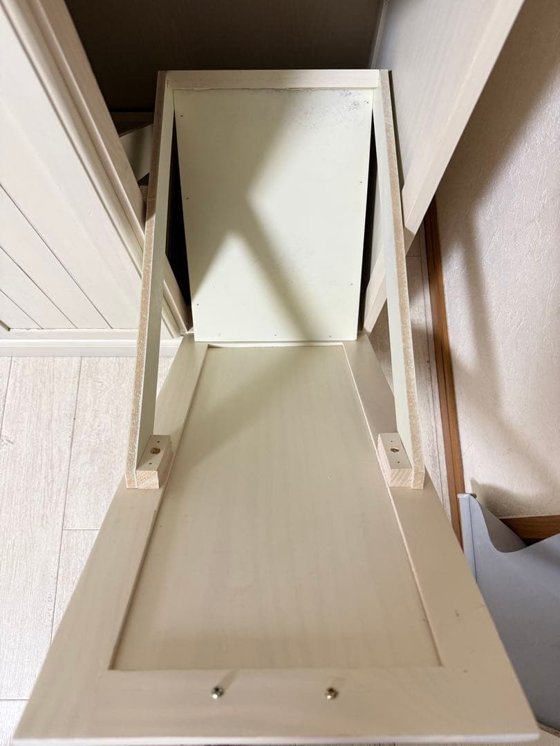 木製 ダストボックス付き 食器棚 カップボード ナチュラルカントリー