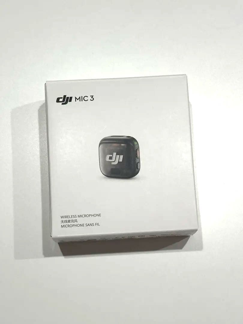 DJI MIC 3 ワイヤレスマイクロフォン 未使用