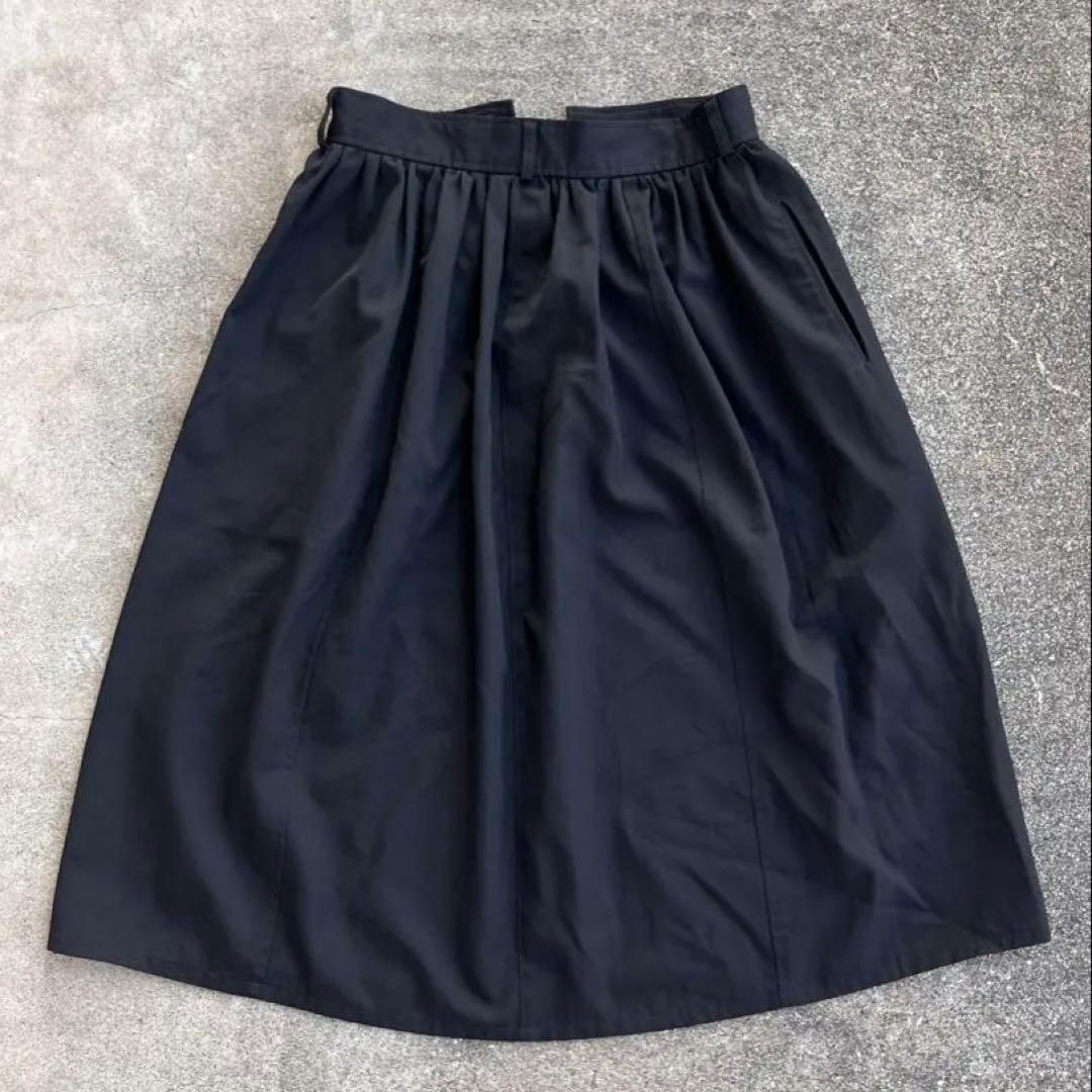 最終値下げ 美品 2005 ギャルソン ウールスカート ブラック