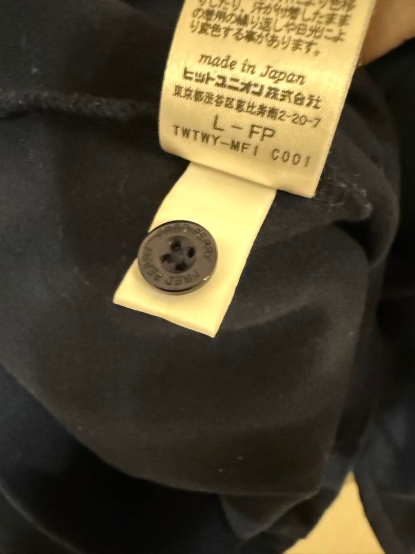 フレッドペリー　別注 Long Sleeve Twin Tipped Shirt