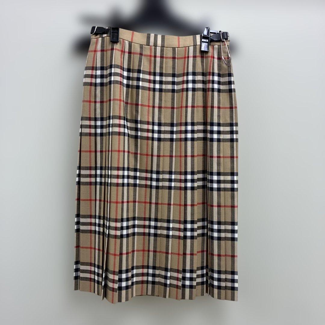 未使用　Burberry London ラップスカート　ノバチェック　ベージュ