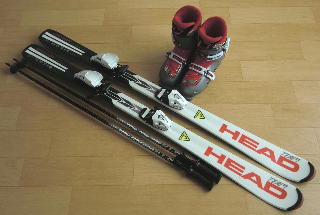 ■■1月限定■送料無料■HEAD■ジュニアスキーセット■127/23■WAX済■