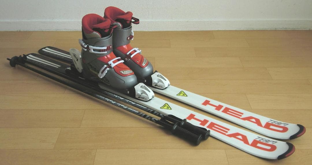 ■■1月限定■送料無料■HEAD■ジュニアスキーセット■127/23■WAX済■