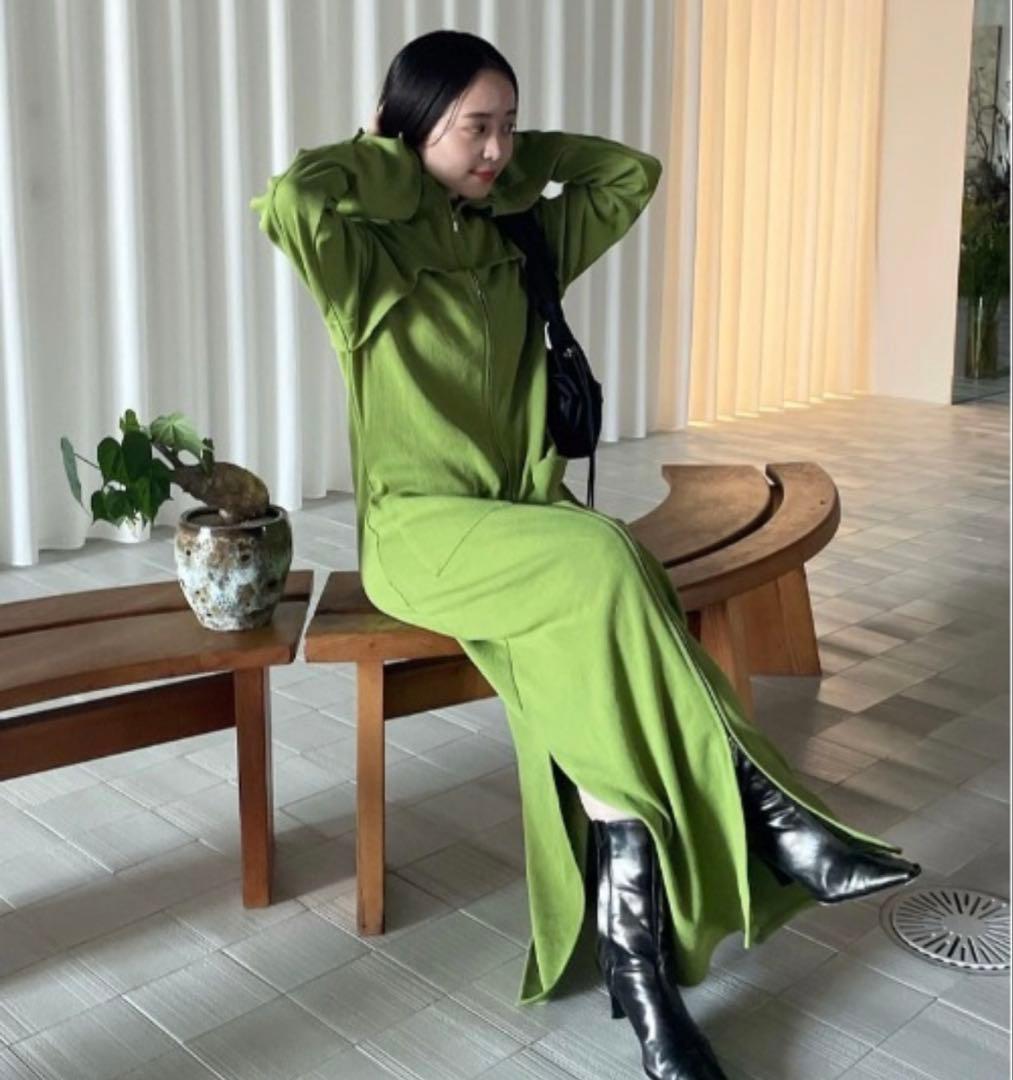 ワンピース AMERI LAYERED LIKE SWEAT DRESS