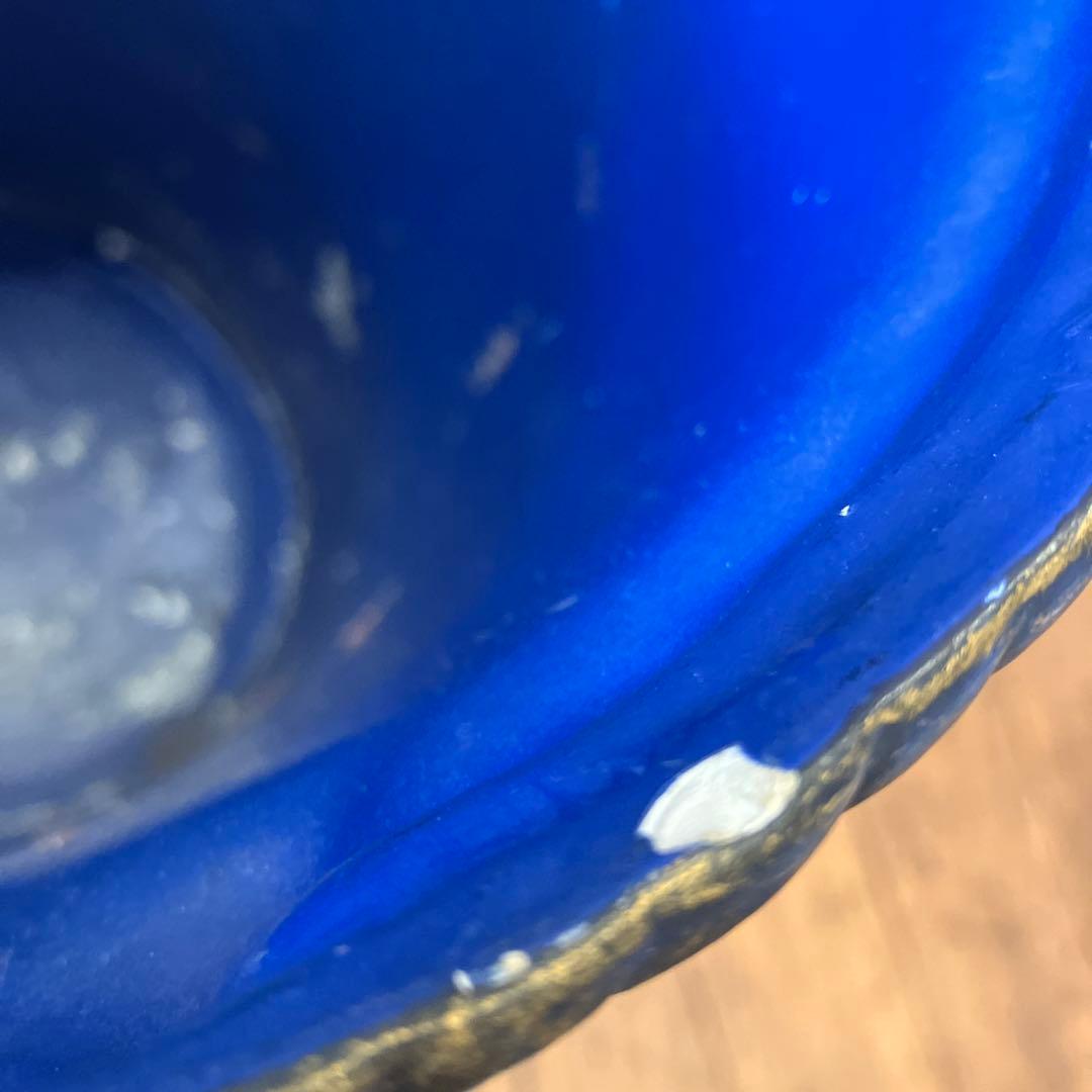 ヴィンテージ ポルトガル 陶器製 焼き物 傘立て アンブレラスタンド ゴミ箱