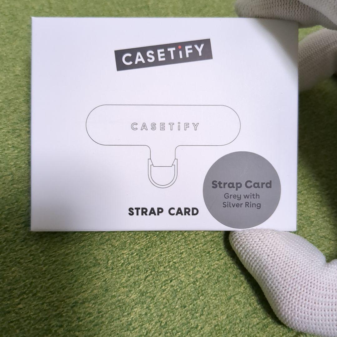 CASETiFY　ストラップとストラップカード