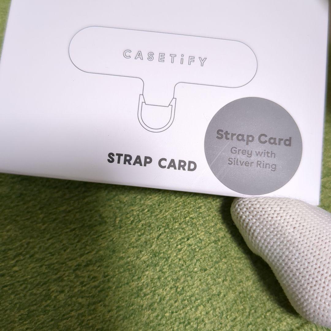 CASETiFY　ストラップとストラップカード