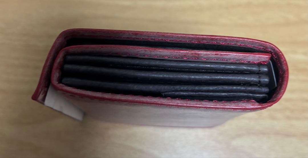 新品未使用 エムピウm+ ミッレフォッリエⅡ P25 ゴーストレザー マルポロ