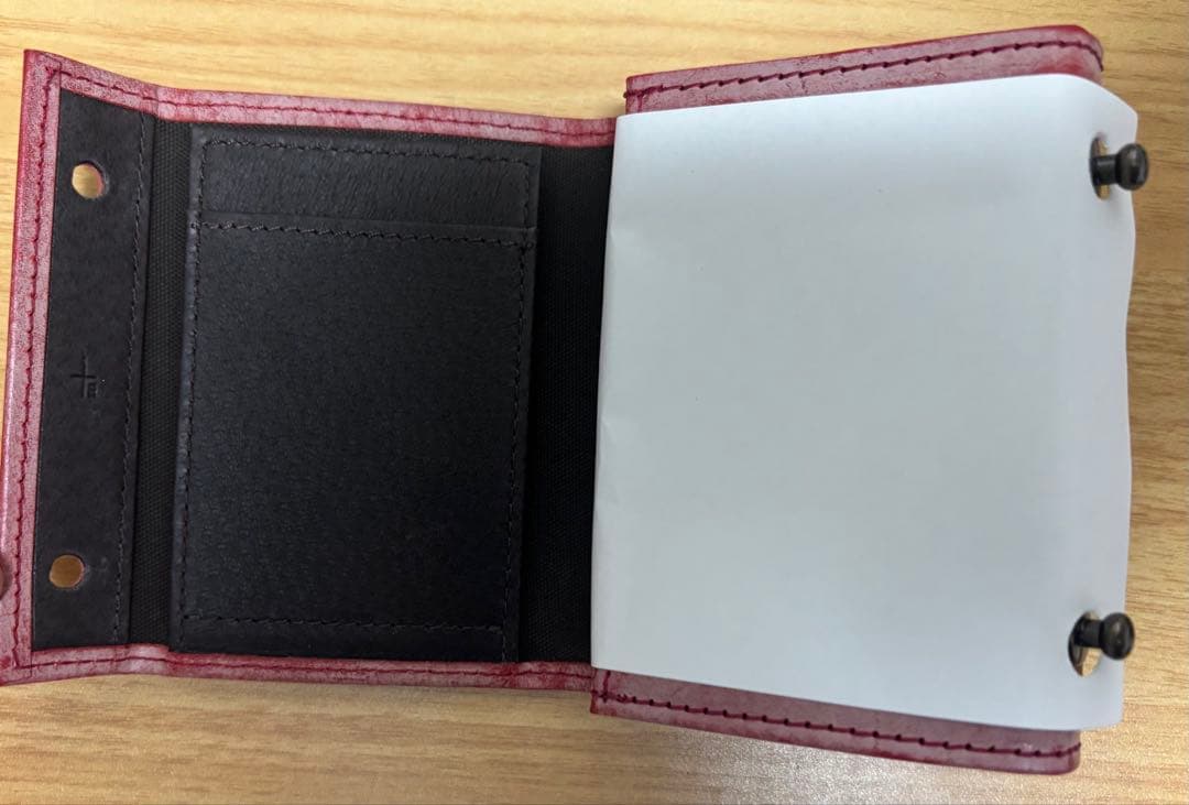 新品未使用 エムピウm+ ミッレフォッリエⅡ P25 ゴーストレザー マルポロ