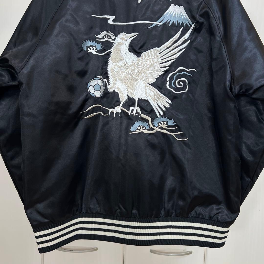 日本代表 2005年 刺繍 スカジャン 八咫烏 ボアジャケット JFA