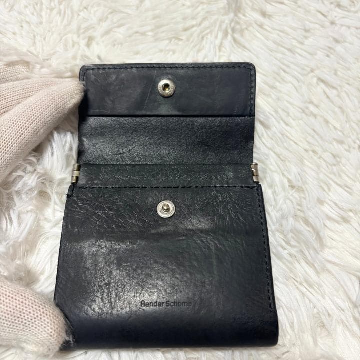 【極美品】Hender Scheme エンダースキーマ クラスプ 三つ折り財布