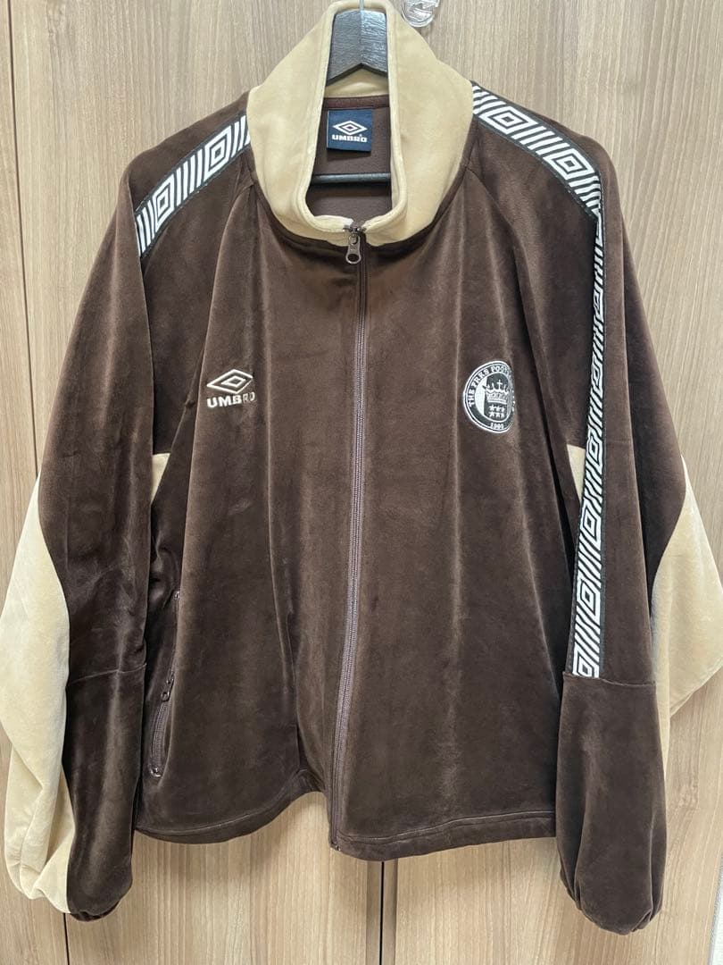 フリークスストア　別注 UMBRO ベロア トラックジャケット ブラウン　XL