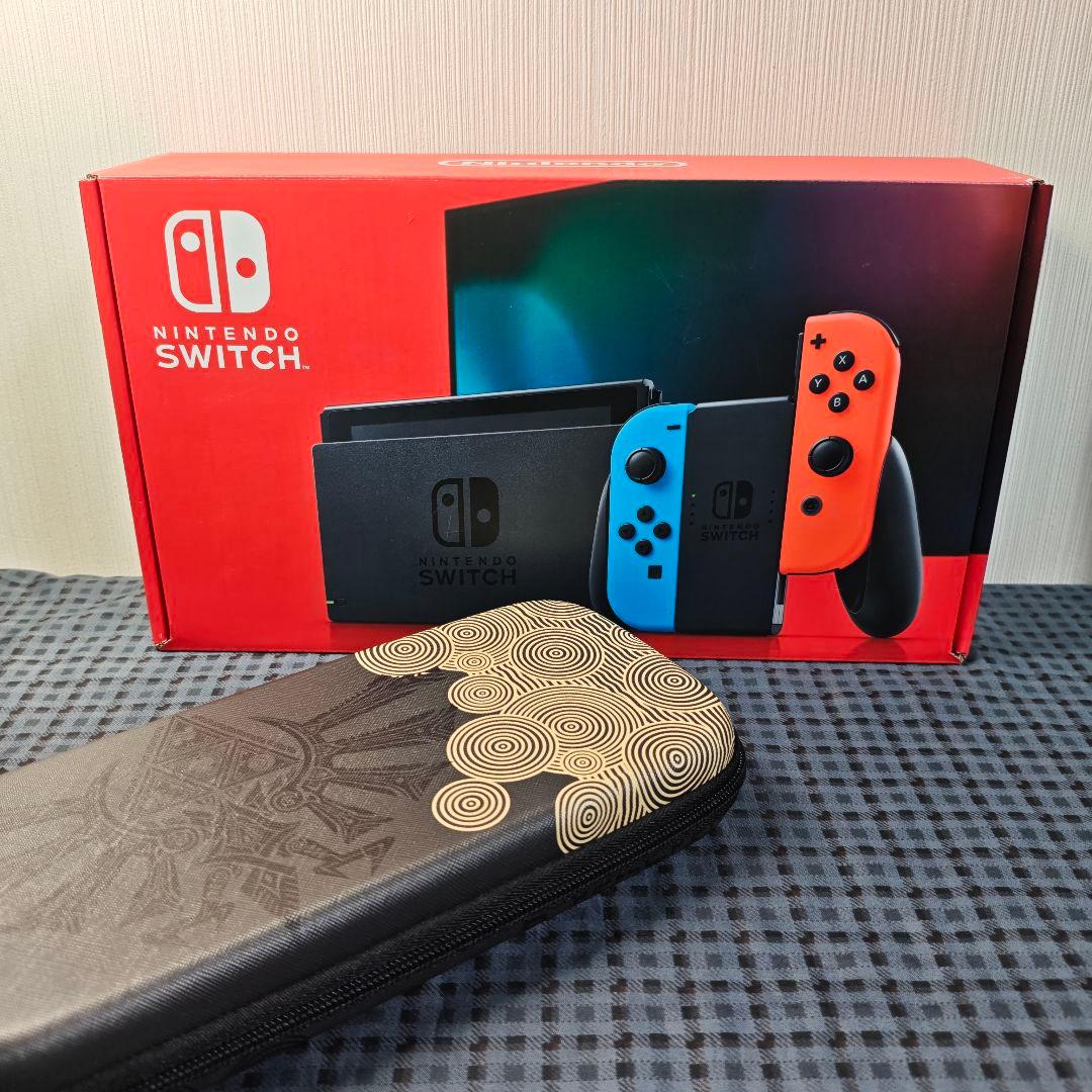 Nintendo Switch 本体 ネオンブルー・レッド　おまけ付