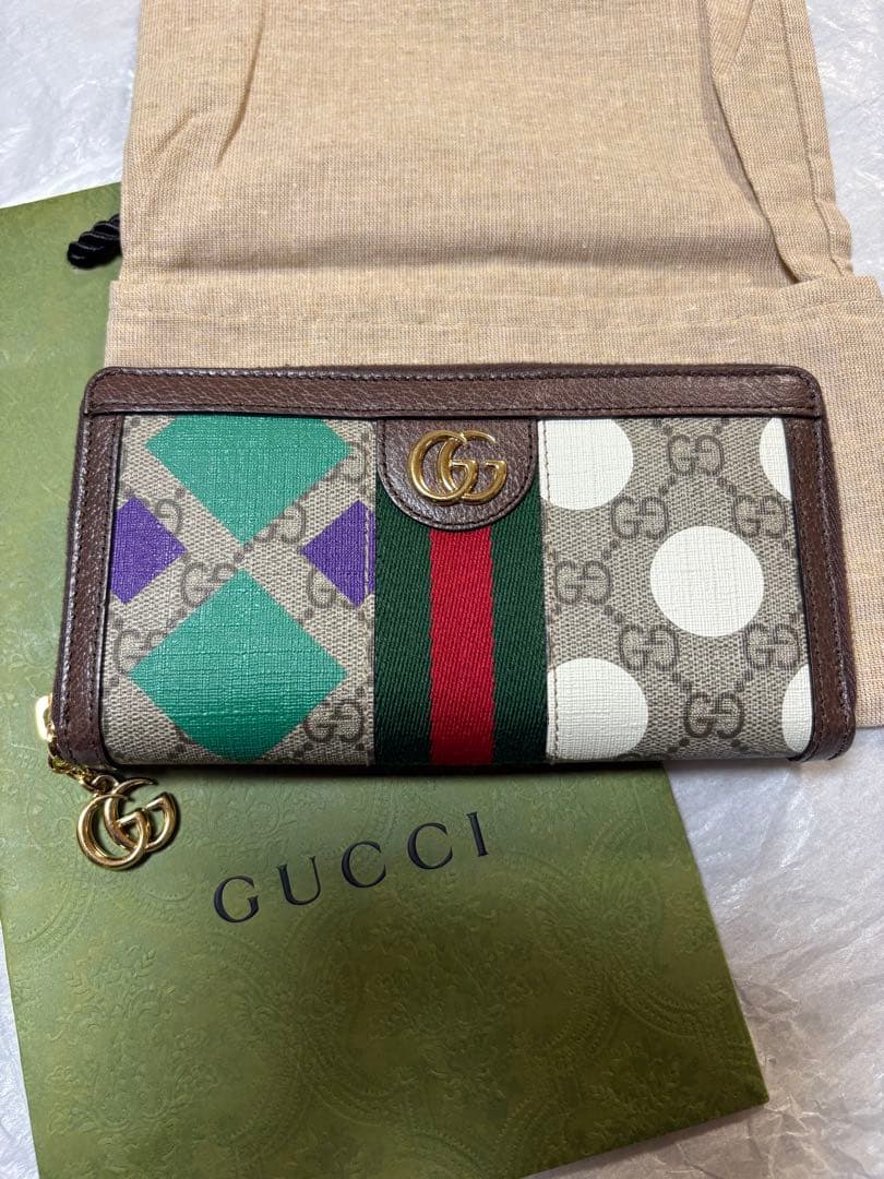 TMOGUCCI マルチカラー 長財布★美品