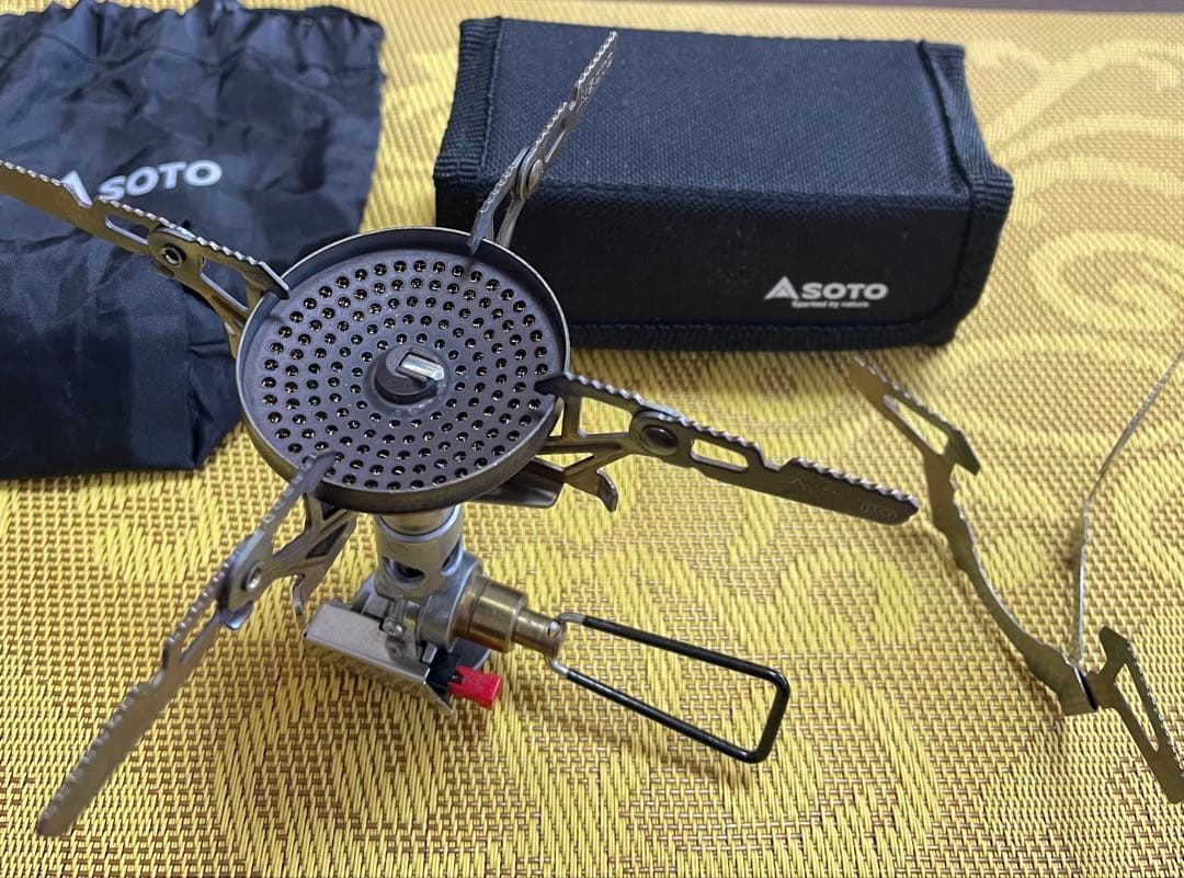 SOTOウインドマスター(本体)➕ フォーフレックス(4本爪専用ゴトク)のセット