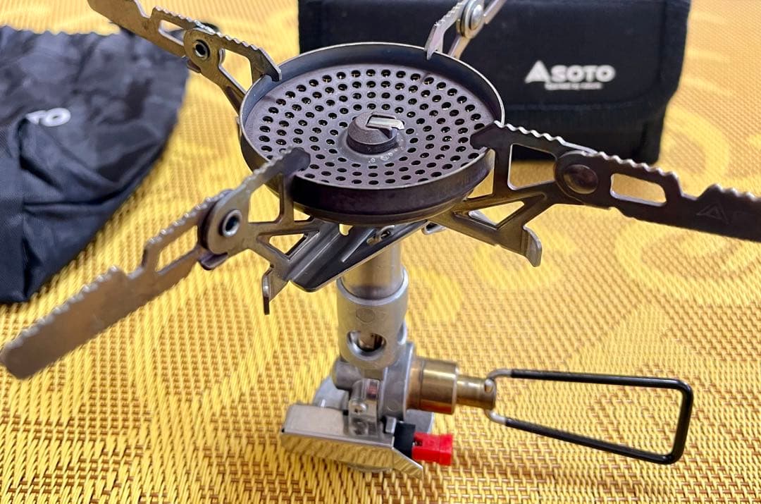 SOTOウインドマスター(本体)➕ フォーフレックス(4本爪専用ゴトク)のセット