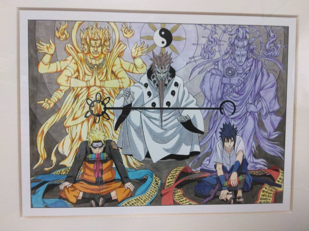 ジャンプフェスタ2015■ナルト 岸本斉史　複製原画■サスケ　六道仙人