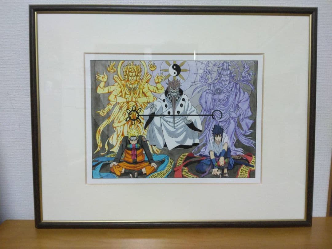 ジャンプフェスタ2015■ナルト 岸本斉史　複製原画■サスケ　六道仙人