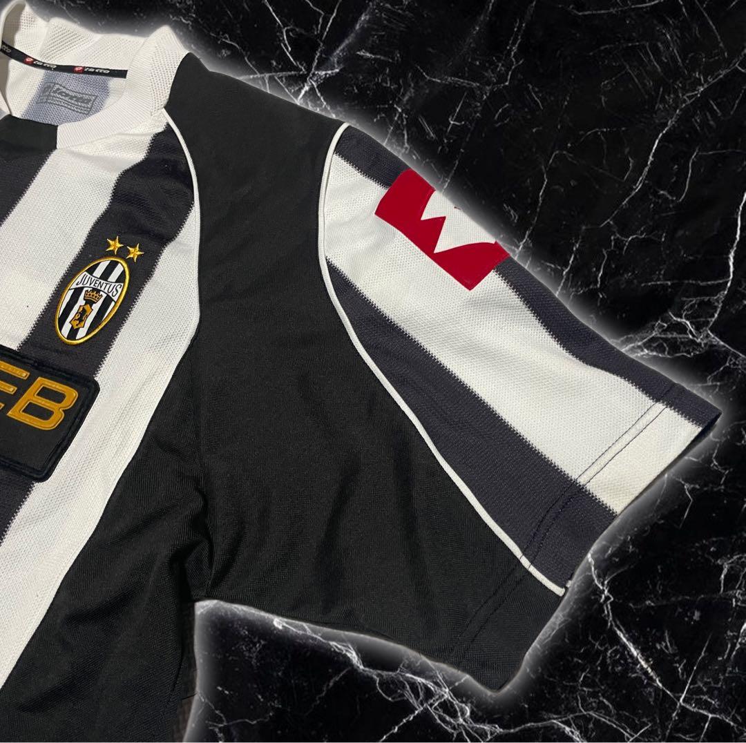 Lotto 製 ユニフォーム ユベントス ダービッツ サッカーゲームシャツ