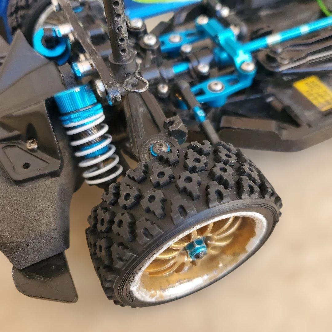 タミヤ TT-02改ラリー インプレッサボディセット アルミパーツ多数