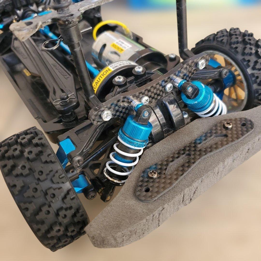 タミヤ TT-02改ラリー インプレッサボディセット アルミパーツ多数