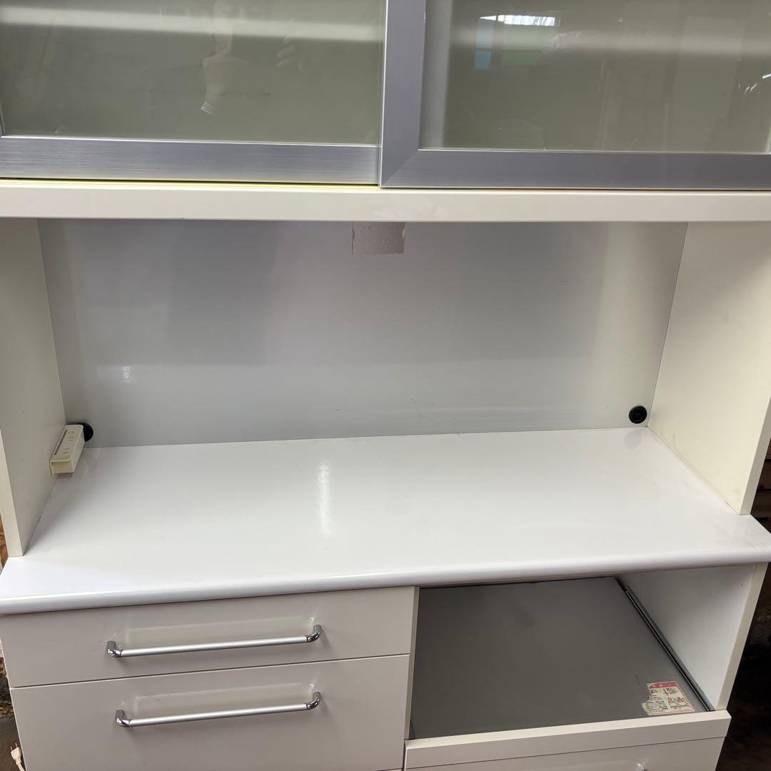 送料込み　食器棚　キッチンボード　カップボート　幅120cm