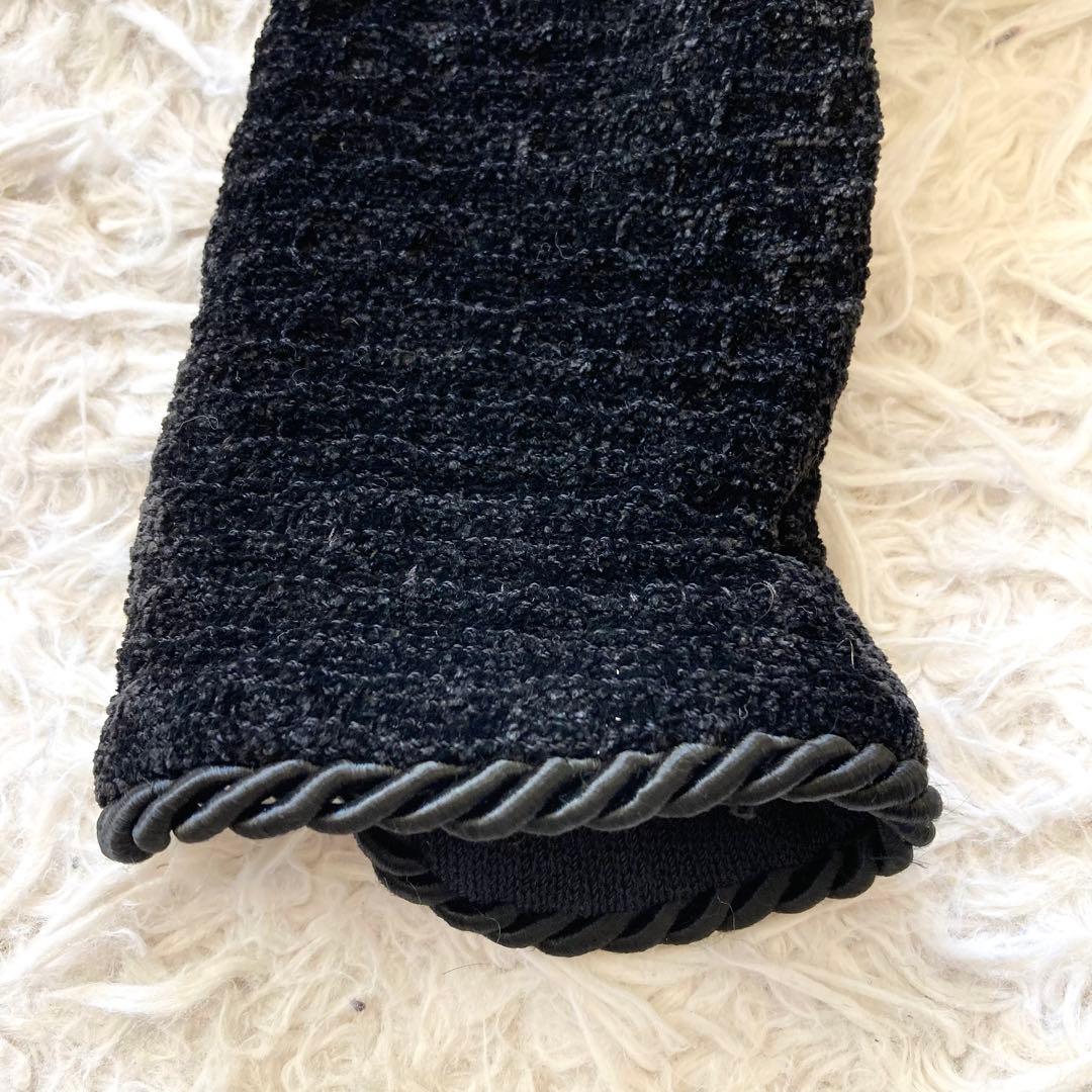 ST.JOHN セントジョン ノーカラー ニットジャケット 4 XS 金ボタン