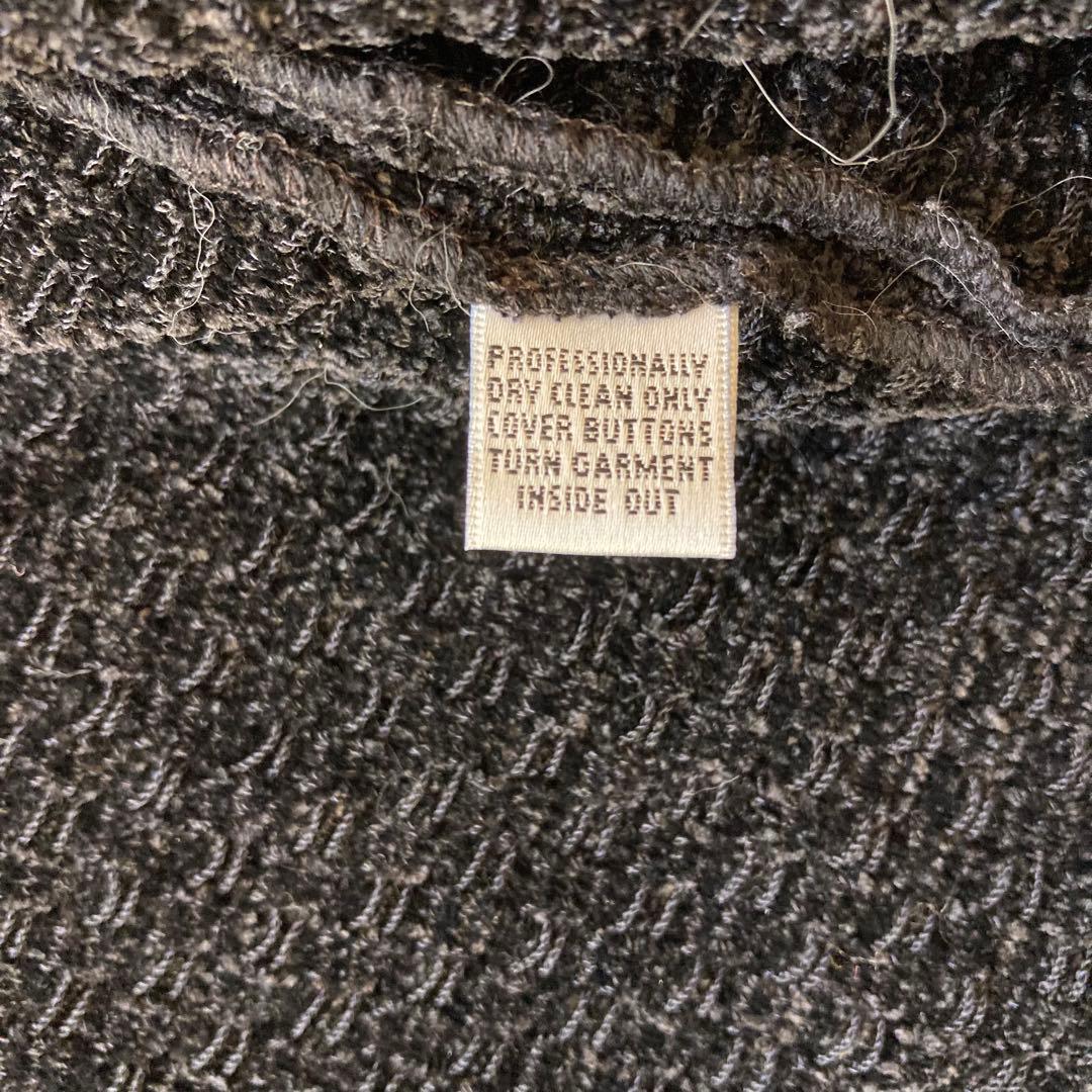 ST.JOHN セントジョン ノーカラー ニットジャケット 4 XS 金ボタン