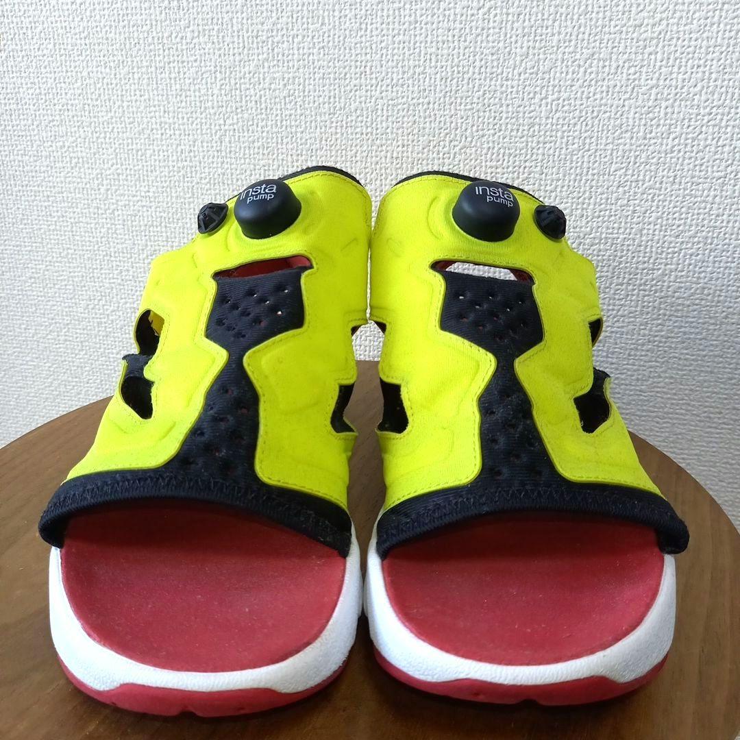 希少　リーボック　インスタポンプフューリーサンダル　　イエロー　レッド　26cm
