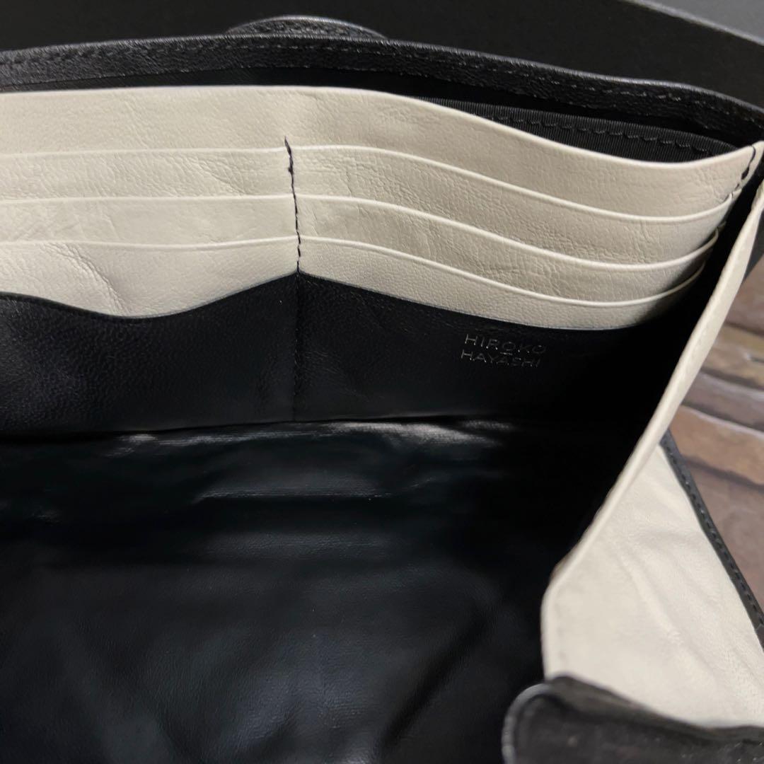 みい様 HIROKO HAYASHI 長財布 BEFANA 黒 ヒロコハヤシ