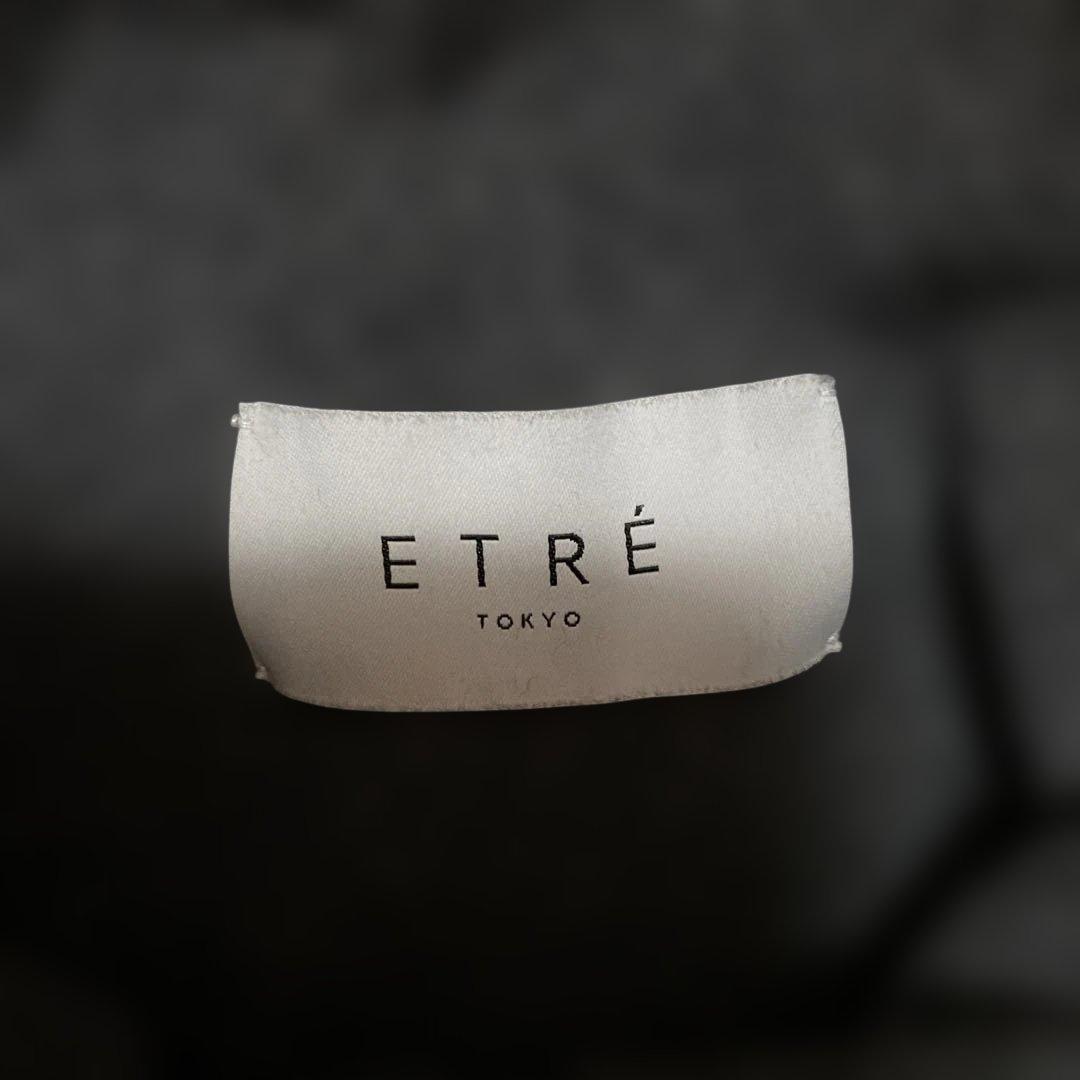 ETRE TOKYO エトレトウキョウ ミリタリーロングリバーコート グレー