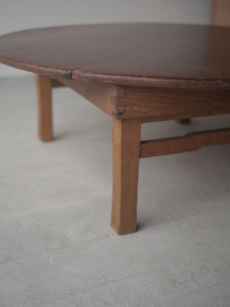 ちゃぶ台　丸ちゃぶ台　台　古家具　古道具　アンティーク　昭和レトロ