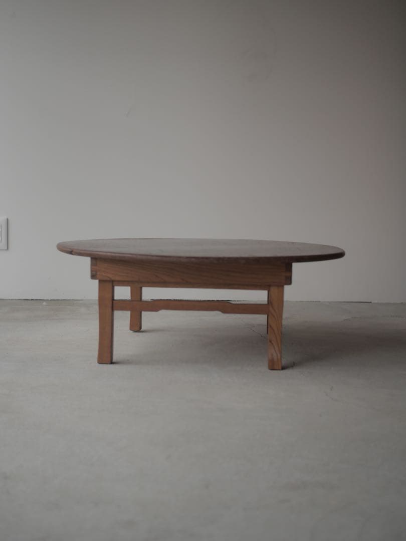 ちゃぶ台　丸ちゃぶ台　台　古家具　古道具　アンティーク　昭和レトロ