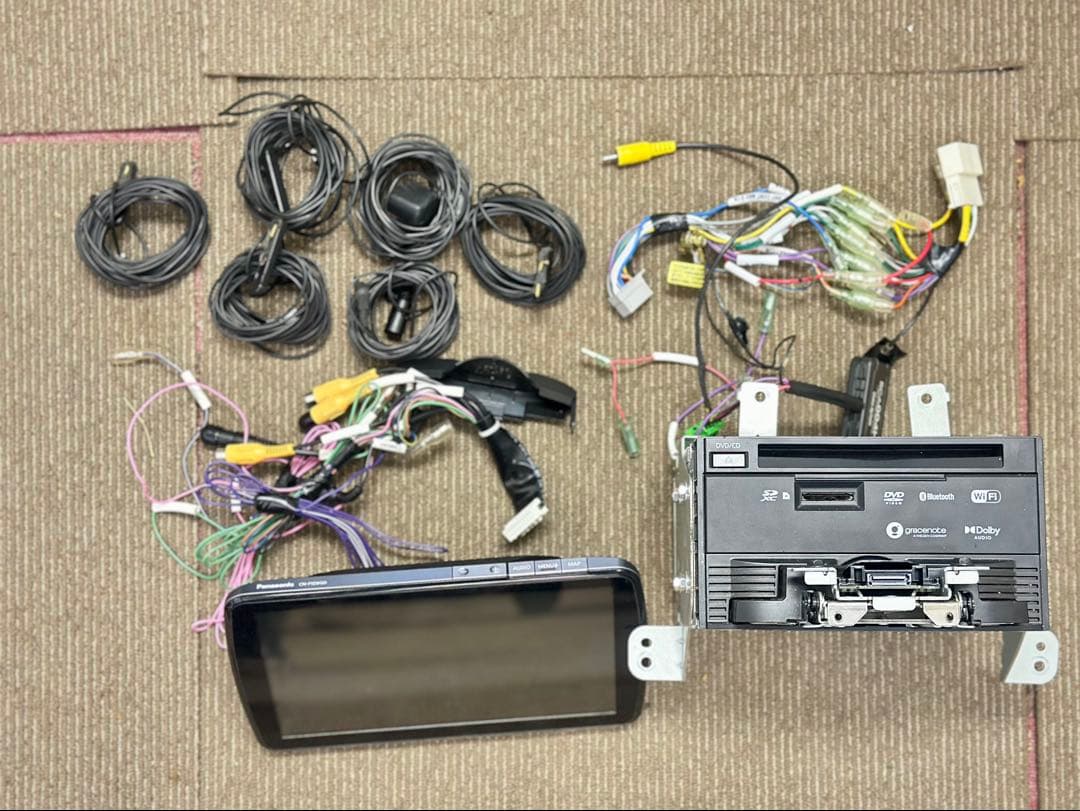 Panasonic CN-F1D9GD カーナビ 大型ディスプレイ 配線一式